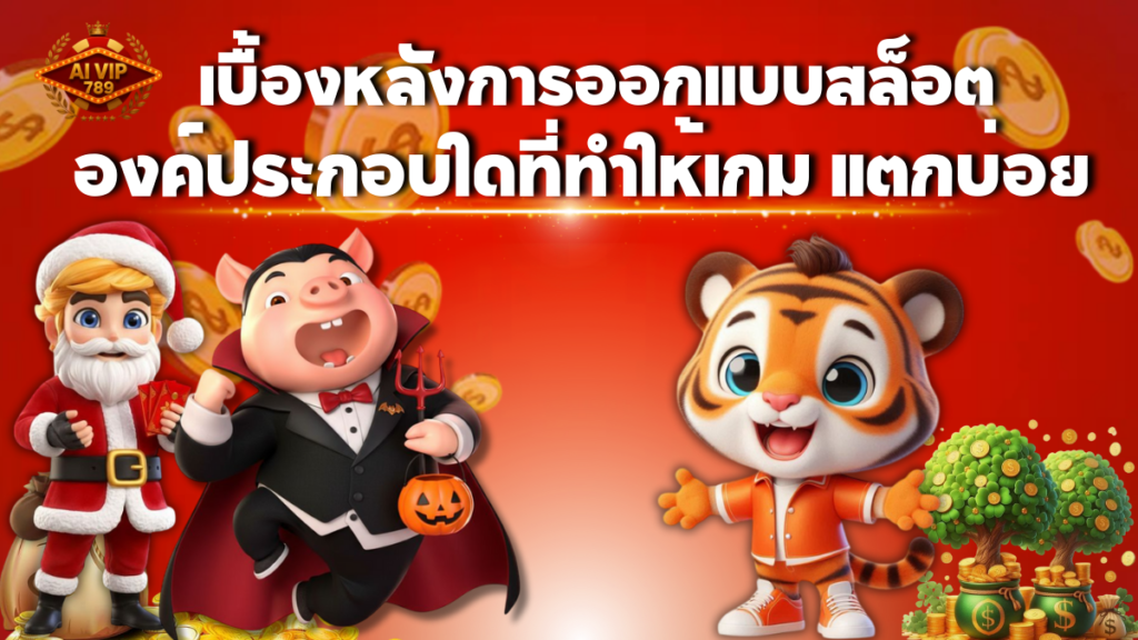 เบื้องหลังการออกแบบสล็อต องค์ประกอบใดที่ทำให้เกม แตกบ่อย