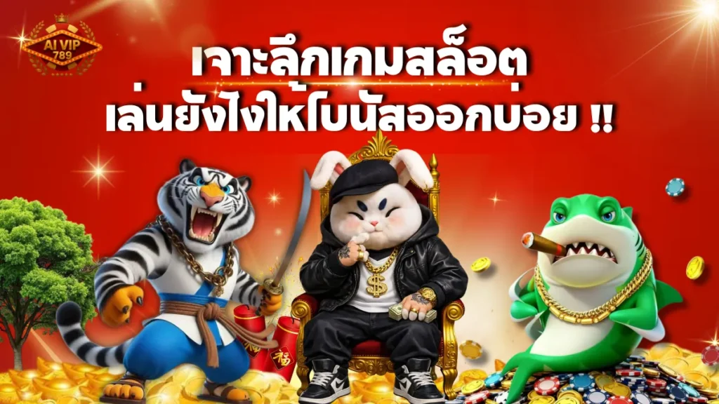 เจาะลึกเกมสล็อต เล่นยังไงให้โบนัสออกบ่อย